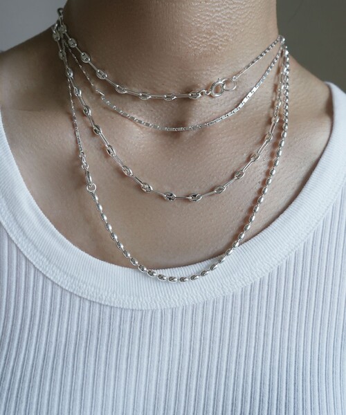 in mood（インムード）の「【別注】＜in mood＞MULTI 3P チェーンネックレス（ネックレス・レディース・シルバー・FREE）」の18枚目の写真