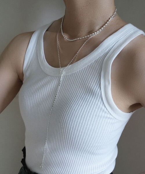 in mood（インムード）の「【別注】＜in mood＞MULTI 3P チェーンネックレス（ネックレス・レディース・シルバー・FREE）」の19枚目の写真