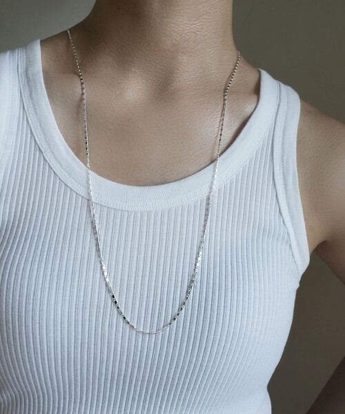 in mood（インムード）の「【別注】＜in mood＞MULTI 3P チェーンネックレス（ネックレス・レディース・シルバー・FREE）」の20枚目の写真