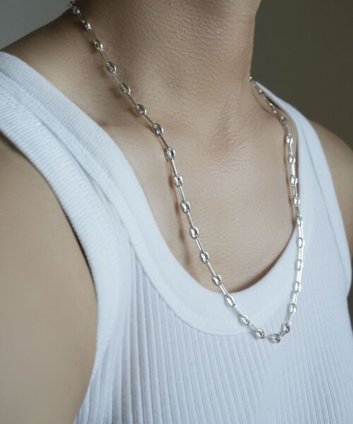 in mood（インムード）の「【別注】＜in mood＞MULTI 3P チェーンネックレス（ネックレス・レディース・シルバー・FREE）」の21枚目の写真