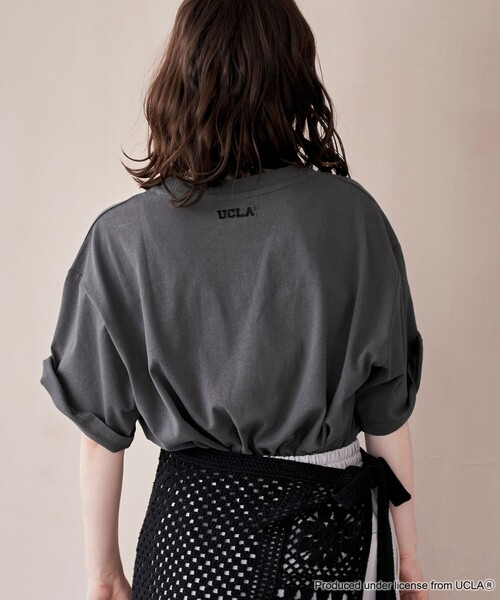 UCLA（ユーシーエルエー）の「【UCLA 別注】 カレッジプリントTシャツ（Tシャツ/カットソー・レディース・オフホワイト/ナチュラル/コバルトブルー/ダークグレー・L/M）」の8枚目の写真