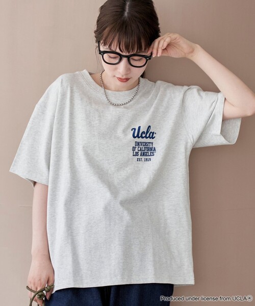 UCLA（ユーシーエルエー）の「【UCLA 別注】 カレッジプリントTシャツ（Tシャツ/カットソー・レディース・オフホワイト/ナチュラル/コバルトブルー/ダークグレー・L/M）」の14枚目の写真