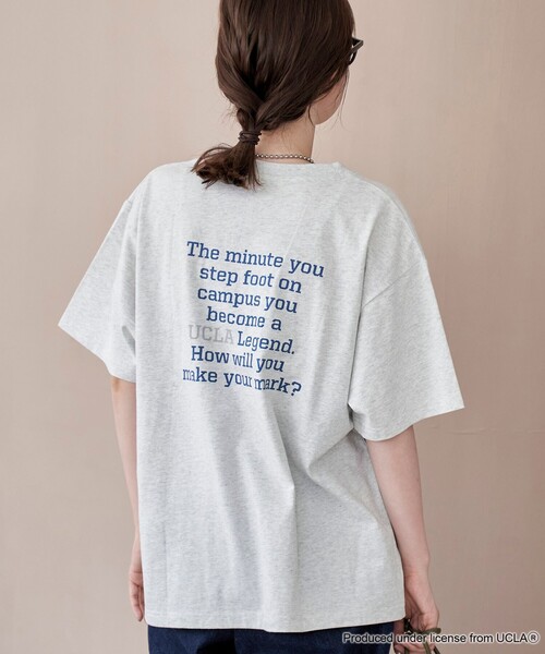UCLA（ユーシーエルエー）の「【UCLA 別注】 カレッジプリントTシャツ（Tシャツ/カットソー・レディース・オフホワイト/ナチュラル/コバルトブルー/ダークグレー・L/M）」の15枚目の写真