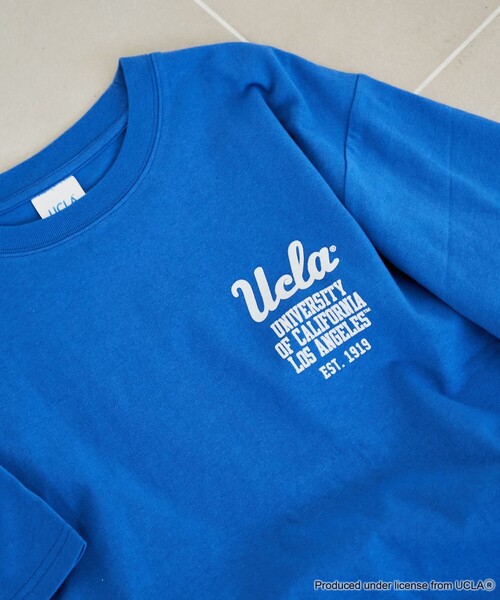 UCLA（ユーシーエルエー）の「【UCLA 別注】 カレッジプリントTシャツ（Tシャツ/カットソー・レディース・オフホワイト/ナチュラル/コバルトブルー/ダークグレー・L/M）」の21枚目の写真