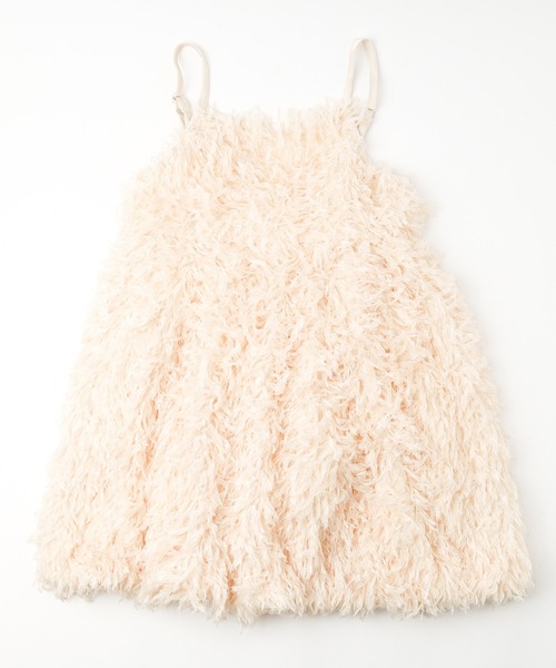 URBAN CHERRY(アーバンチェリー)の「エンジェルフェザーバルーンキャミワンピース(ワンピース・キッズ・アイボリー/ブラック/ブルー・110cm/120cm/130cm/140cm/150cm)」の4枚目の写真