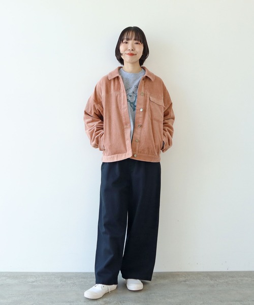 PAR ICI（パーリッシィ）の「6Wコーデュロイ ブルゾン（ブルゾン・レディース・カーキ/マスタード/ピンク・FREE）」の15枚目の写真