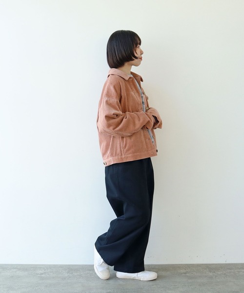 PAR ICI（パーリッシィ）の「6Wコーデュロイ ブルゾン（ブルゾン・レディース・カーキ/マスタード/ピンク・FREE）」の17枚目の写真