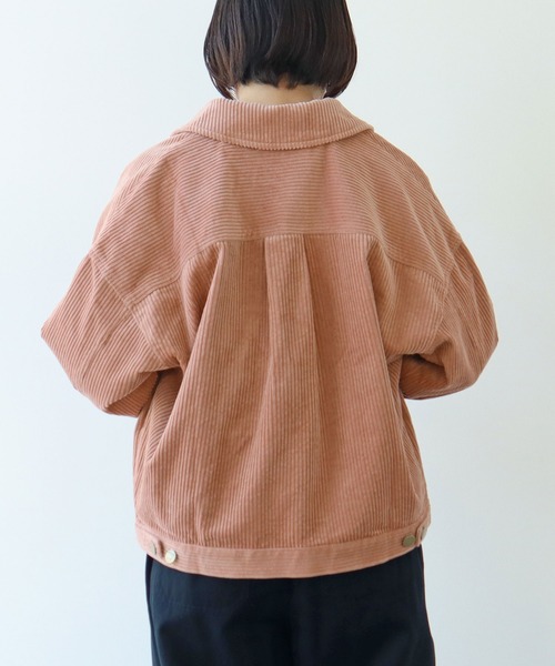 PAR ICI（パーリッシィ）の「6Wコーデュロイ ブルゾン（ブルゾン・レディース・カーキ/マスタード/ピンク・FREE）」の10枚目の写真