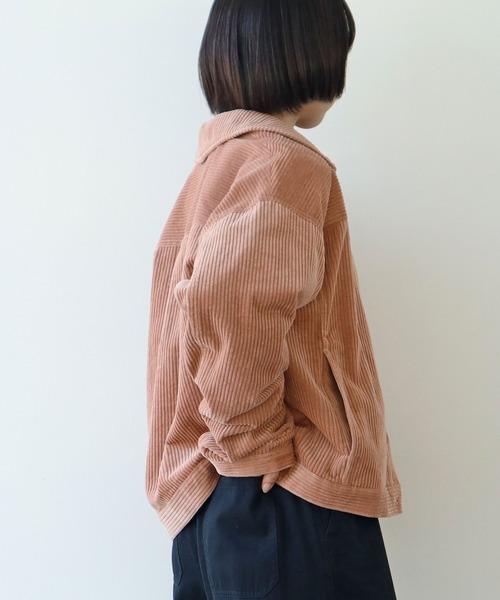 PAR ICI（パーリッシィ）の「6Wコーデュロイ ブルゾン（ブルゾン・レディース・カーキ/マスタード/ピンク・FREE）」の11枚目の写真