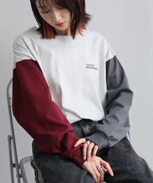 Dickies | 【GENUINE DICKIES/ジェニュインディッキーズ】配色ステッチ 刺繍ロゴ ロングスリーブTシャツ(Tシャツ/カットソー)