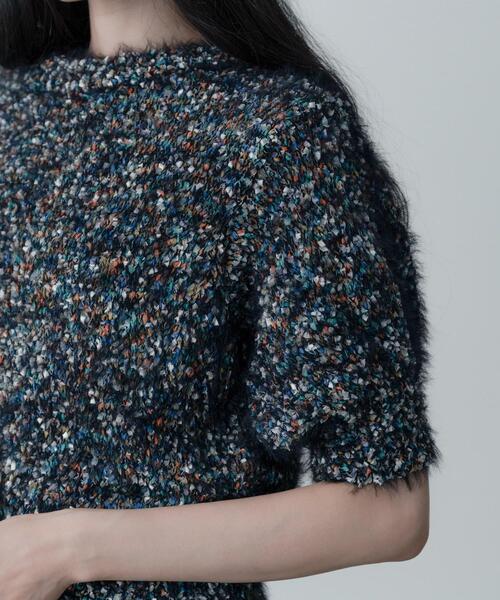 GALLEST（ギャレスト）の「カラーネップニット（ニット/セーター・レディース・ブラック系3/ホワイト系4・38）」の20枚目の写真