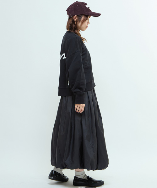 CONVERSE TOKYO（コンバーストウキョウ）の「BALLOON SILHOUETTE SKIRT（スカート・レディース・ベージュ/ブラック・FREE）」の16枚目の写真