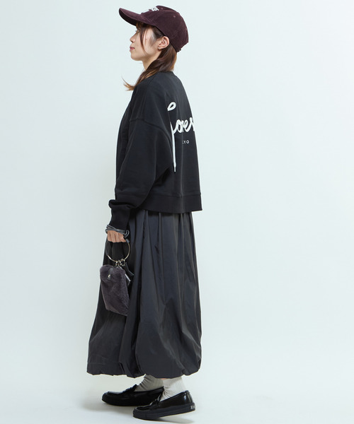 CONVERSE TOKYO（コンバーストウキョウ）の「BALLOON SILHOUETTE SKIRT（スカート・レディース・ベージュ/ブラック・FREE）」の17枚目の写真