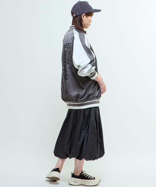 CONVERSE TOKYO（コンバーストウキョウ）の「BALLOON SILHOUETTE SKIRT（スカート・レディース・ベージュ/ブラック・FREE）」の20枚目の写真