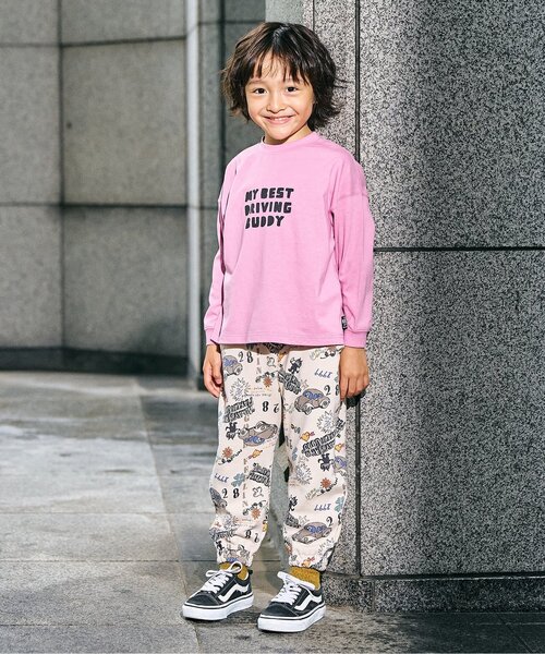 F.O.KIDS（エフオーキッズ）の「【ジュニア対応】3柄カットソーパンツ（スウェットパンツ・キッズ・チャコール/キナリ/グレー・80/90/100/110/120/130/140）」の7枚目の写真