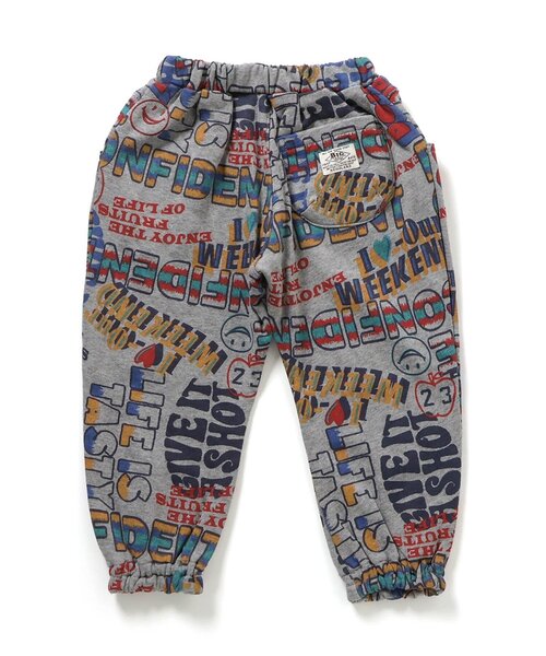 F.O.KIDS（エフオーキッズ）の「【ジュニア対応】3柄カットソーパンツ（スウェットパンツ・キッズ・チャコール/キナリ/グレー・80/90/100/110/120/130/140）」の5枚目の写真