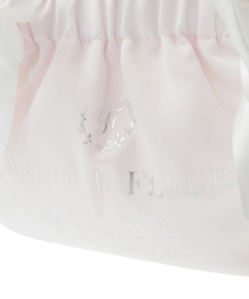 Maison de FLEUR（メゾンドフルール）の「ダブルリボン2Wayトートバッグ（トートバッグ・レディース・ライトブルー/ライトピンク/ブラック/ピンク・FREE）」の13枚目の写真