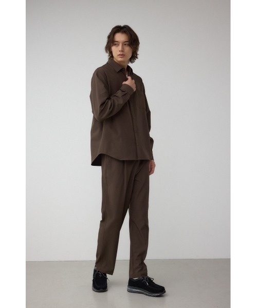AZUL by moussy(アズールバイマウジー)の「C/Tベーシックエッセンシャルトラウザー(スラックス・メンズ・チャコールグレー/ダークブラウン・LARGE/MEDIUM)」の17枚目の写真