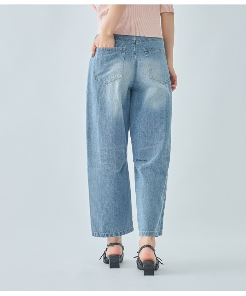 PEACH JOHN（ピーチジョン）の「バレルレッグデニムパンツ（その他パンツ・レディース・ブルー/ブラック・SMALL/MEDIUM）」の10枚目の写真