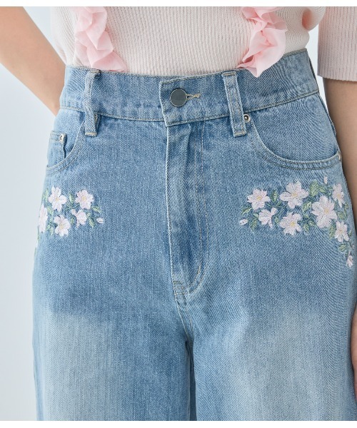 PEACH JOHN（ピーチジョン）の「バレルレッグデニムパンツ（その他パンツ・レディース・ブルー/ブラック・SMALL/MEDIUM）」の15枚目の写真