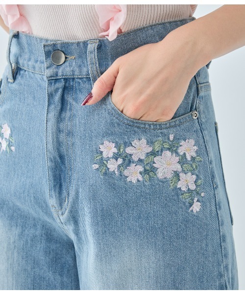 PEACH JOHN（ピーチジョン）の「バレルレッグデニムパンツ（その他パンツ・レディース・ブルー/ブラック・SMALL/MEDIUM）」の16枚目の写真