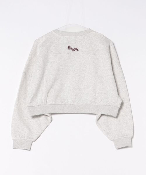 RVCA（ルーカ）の「RVCA/ルーカ スウェット トレーナー ショート丈 BF044-003（スウェット・レディース・グレー/ブラック・M/S）」の3枚目の写真