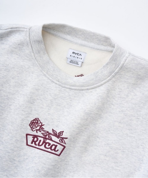 RVCA（ルーカ）の「RVCA/ルーカ スウェット トレーナー ショート丈 BF044-003（スウェット・レディース・グレー/ブラック・M/S）」の18枚目の写真