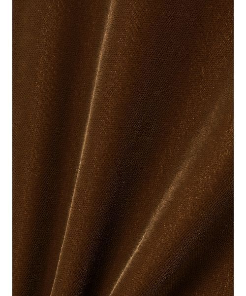 エスカルゴデザインベロアナロースカート（スカート）｜Mila