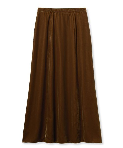 エスカルゴデザインベロアナロースカート（スカート）｜Mila Owen