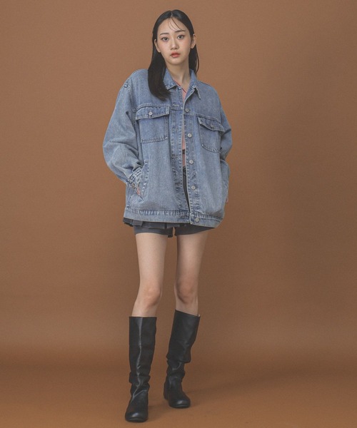 3.3 Field Trip （3.3フィールドトリップ）の「【モニタリング TWICE ナヨン着用】3.3 Field Trip／ポケット付きデニムジャケット（デニムジャケット・レディース・その他2/その他1・FREE）」の8枚目の写真