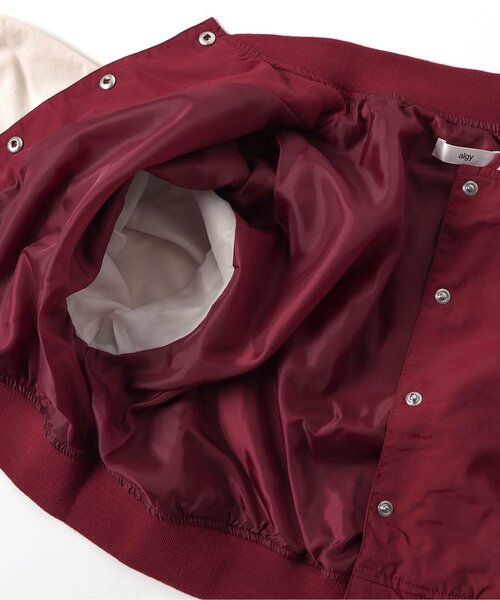 algy(アルジー)の「クロップドスタジャン(スタジャン・キッズ・ベージュ/ブラック/エンジ・SMALL/MEDIUM/X-SMALL/XX-SMALL)」の17枚目の写真