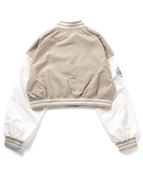 algy(アルジー)の「クロップドスタジャン(スタジャン・キッズ・ベージュ/ブラック/エンジ・SMALL/MEDIUM/X-SMALL/XX-SMALL)」の9枚目の写真