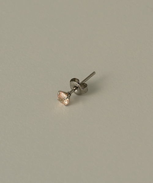 muku（ムク）の「PIERCE / MINI ZIRCONIA（ピアス（両耳用）・レディース・シルバー/オレンジ・FREE）」の15枚目の写真