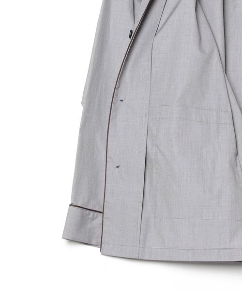 MATSUFUJI（マツフジ）の「【MATSUFUJI】 Houndstooth Piping Jacket（その他アウター・メンズ・ブラック・3）」の8枚目の写真