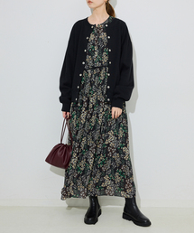 tantan* 様　IENA イエナ　ワンピース　36 花柄　カシュクール 新品 タグ付き】IENA シャドーフラワーカシュクールワンピース