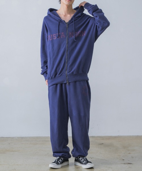 ハ*ツ様 Vaundy NIDONE ロゴスウェット ネイビー L セットアップ