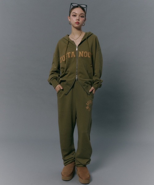 セール】ロゴプリントスウェットセットアップ（セットアップ）｜JUST A