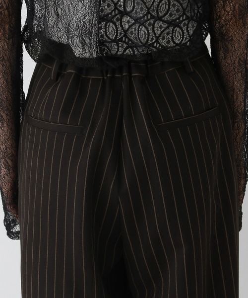 RAGEBLUE（レイジブルー）の「グランパロールアップデザインスラックス/セットアップ対応（スラックス・レディース・ブラウン系/ブラック系/ダークブラウン・FREE）」の18枚目の写真