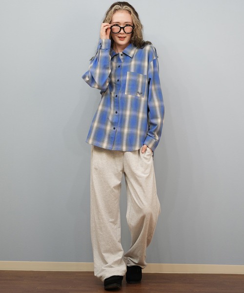 ROXY（ロキシー）の「ROXY/ロキシー LOOK UP シャツ RSH254045（シャツ/ブラウス・レディース・ブルー/ブラック・M）」の8枚目の写真