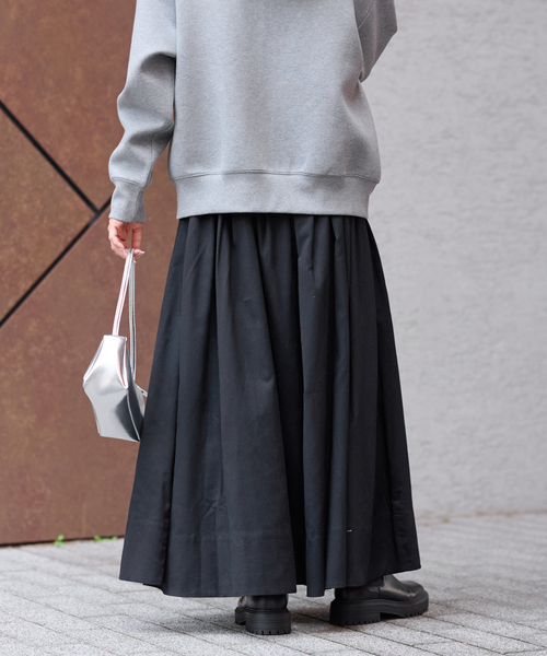 セール】ウォッシャブルブラッシュイージーフレアスカート（スカート
