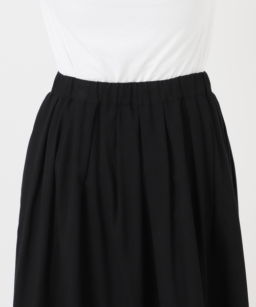 セール】ウォッシャブルブラッシュイージーフレアスカート（スカート