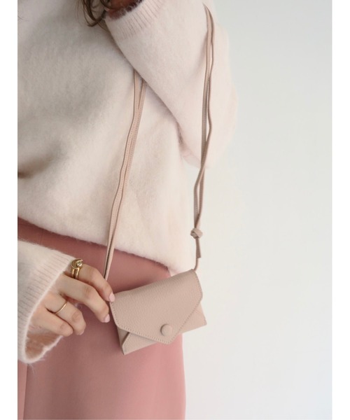 miies miim（ミーエスミーム）の「cow leather mini color bag（ショルダーバッグ・レディース・Black/White/PINK・FREE）」の7枚目の写真