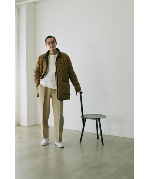 GOOVI(グービ)の「GOOVI イージーテーパードパンツ ウォッシャブル ストレッチ(スラックス・メンズ・ネイビー系/ベージュ系・1/2/3)」の6枚目の写真