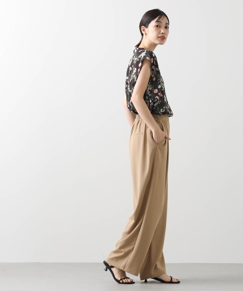 CLOCHE（クロシェ）の「クールグログランパンツ（その他パンツ・レディース・キャメル/ブラック・FREE）」の12枚目の写真