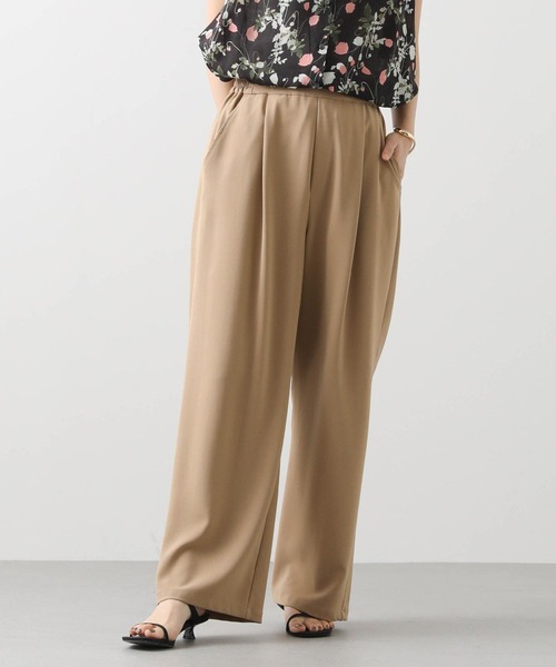 CLOCHE（クロシェ）の「クールグログランパンツ（その他パンツ・レディース・キャメル/ブラック・FREE）」の18枚目の写真