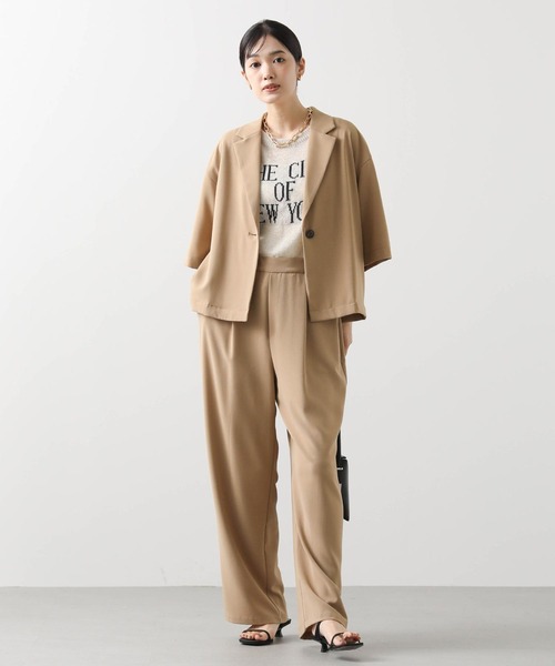 CLOCHE（クロシェ）の「クールグログランパンツ（その他パンツ・レディース・キャメル/ブラック・FREE）」の19枚目の写真