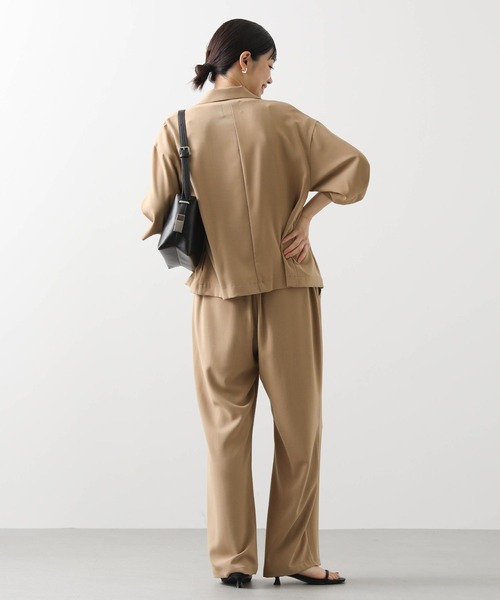 CLOCHE（クロシェ）の「クールグログランパンツ（その他パンツ・レディース・キャメル/ブラック・FREE）」の21枚目の写真