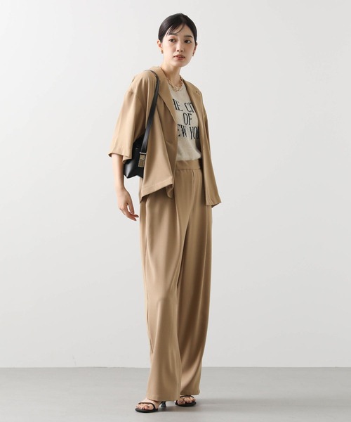 CLOCHE（クロシェ）の「クールグログランパンツ（その他パンツ・レディース・キャメル/ブラック・FREE）」の22枚目の写真