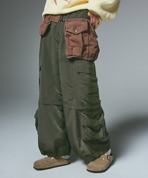 X-girl | FADED WIDE LEG CARGO PANTS(カーゴパンツ)