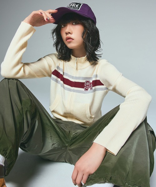 X-girl（エックスガール）の「FADED WIDE LEG CARGO PANTS（カーゴパンツ・レディース・ブラック/オリーブ・S/M）」の7枚目の写真